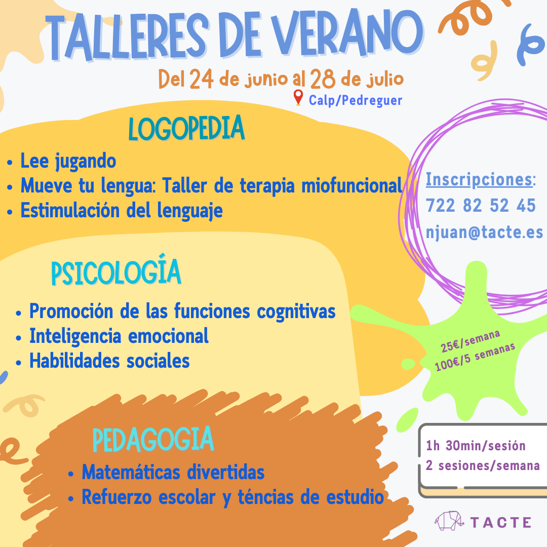 talleres de verano 2024